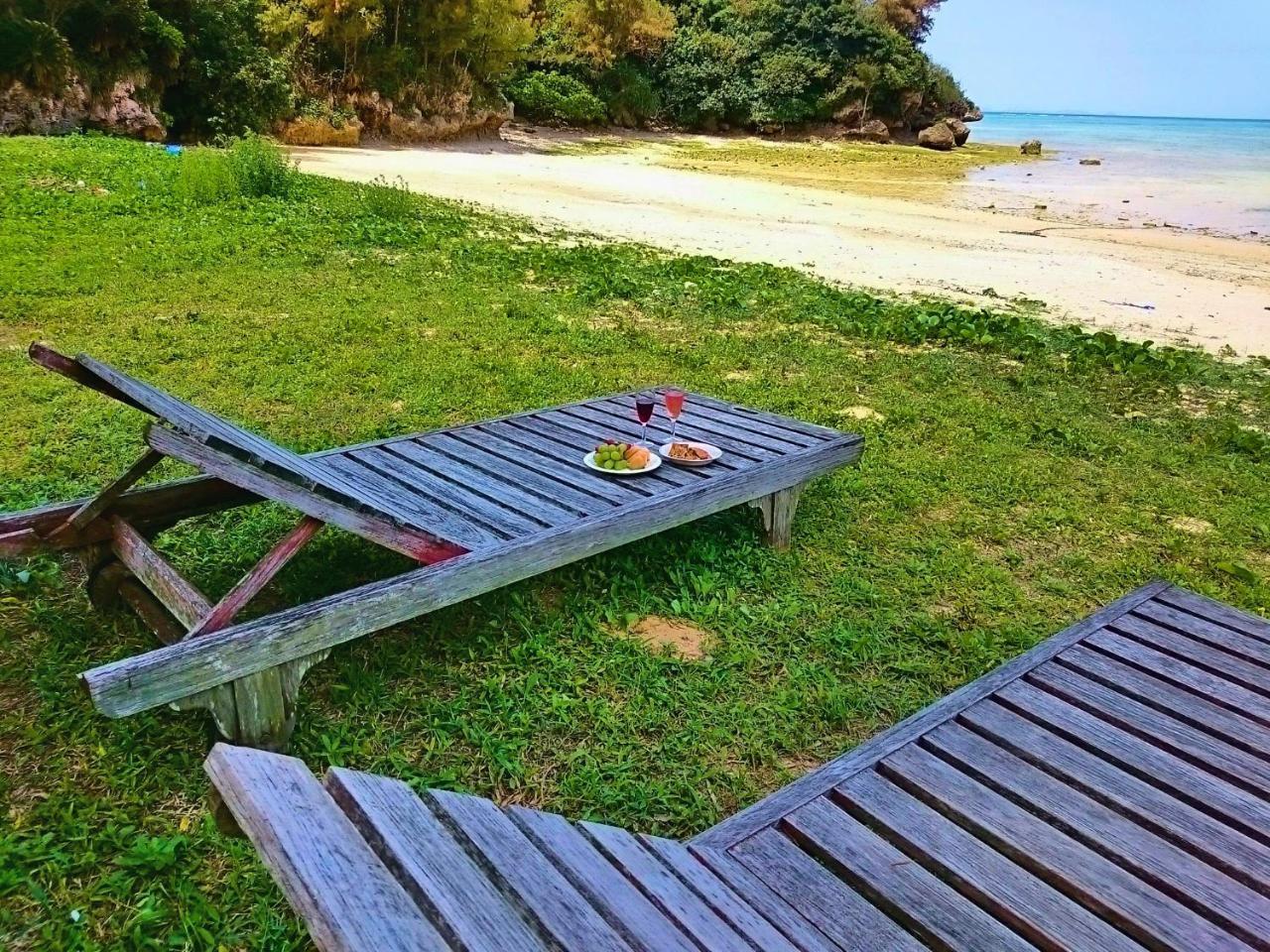 Private Beach House Motobu Ngoại thất bức ảnh
